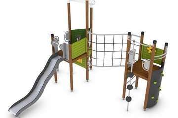 El Gobierno de Telde repone el área de juegos infantiles del parque de La Barranquera (Foto TA)